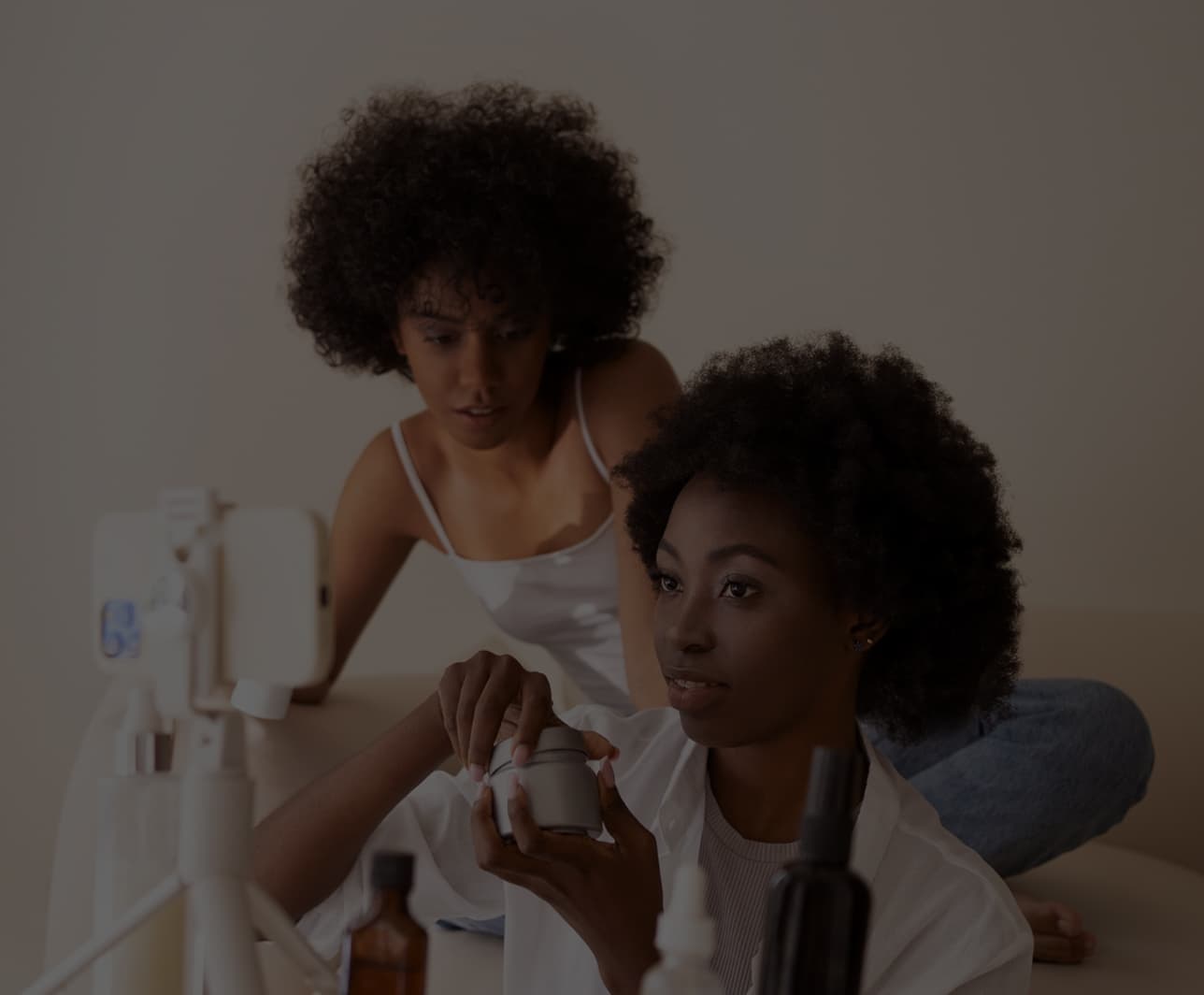 Skincare consultation session